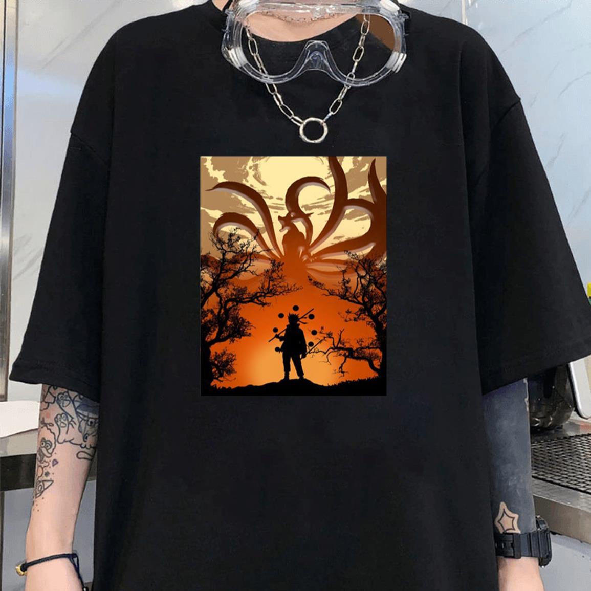 Naruto Six Paths And Kurama Unisex T-Shirt, Sweatshirt, Hoodie