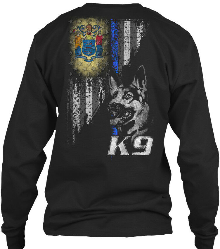 New Jersey Police K9 Back T-shirt