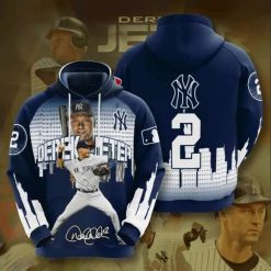 New York Yankees Derek Jeter Hoodie 3D