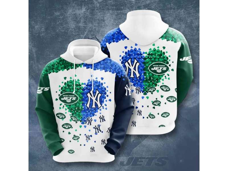 New York Yankees Green Hoodie 3D