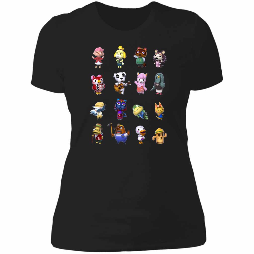 Nintendo Animal Crossing T-Shirt Villagers Line Up