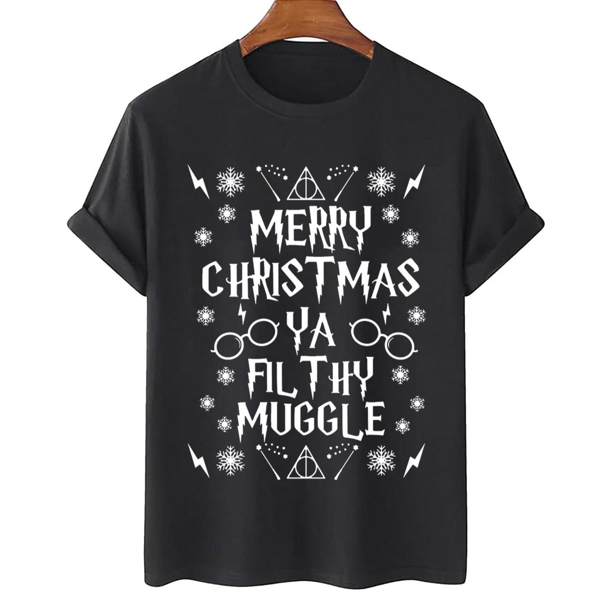 Official Harry Potter Ya Filthy Muggle Ugly Sweater For Christmas Unisex T-Shirt