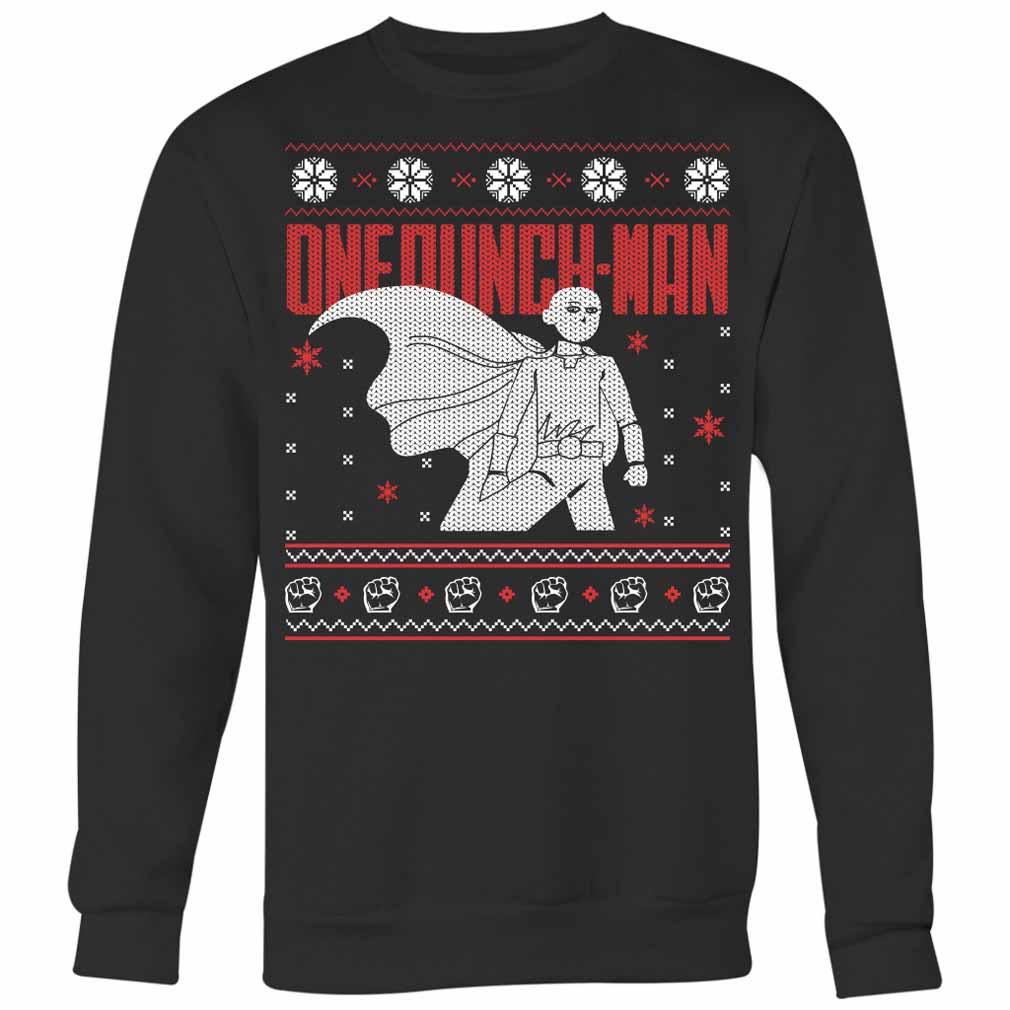 One Punch Man Sweatshirt Christmas Seasion