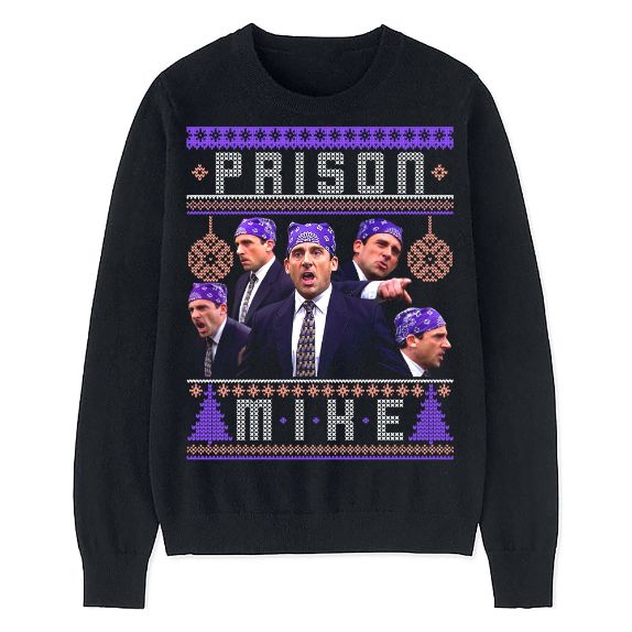 Prison Mike The Office Ugly Sweatshirt Christmas