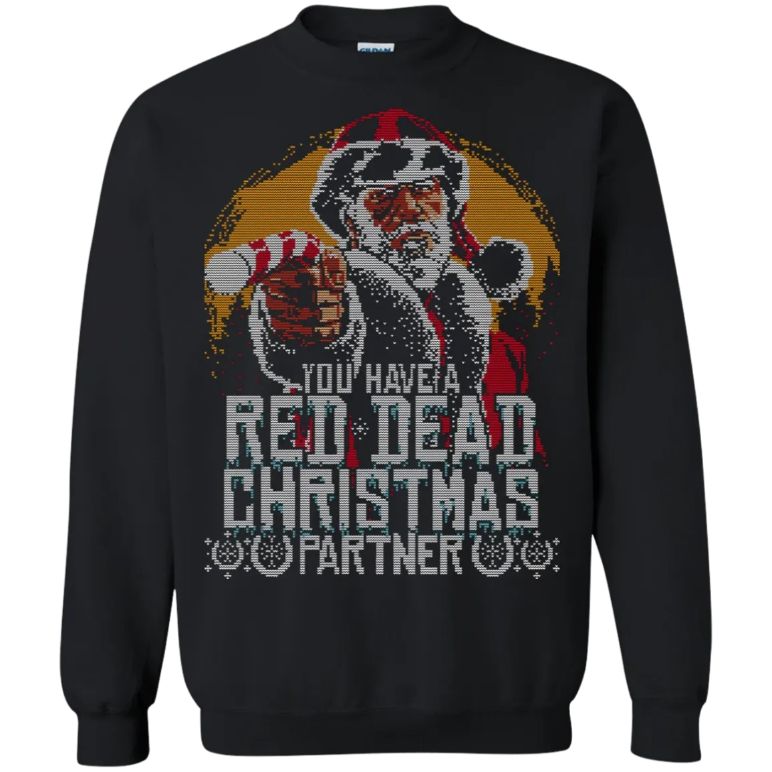Red Dead Christmas Crewneck Unisex Sweatshirt