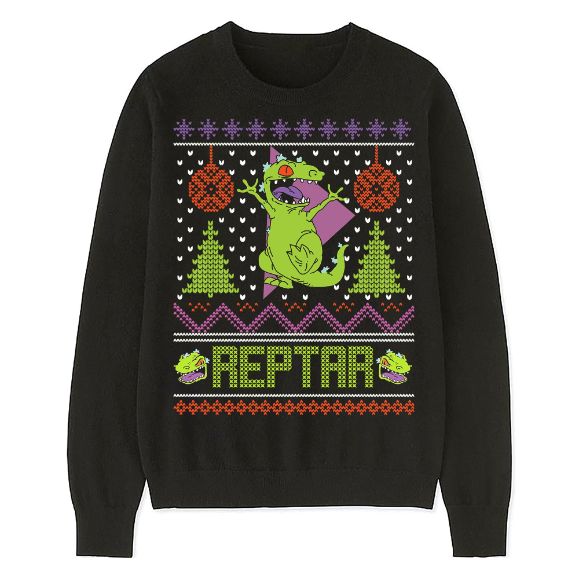 Reptar Rugrats Ugly Sweatshirt Christmas