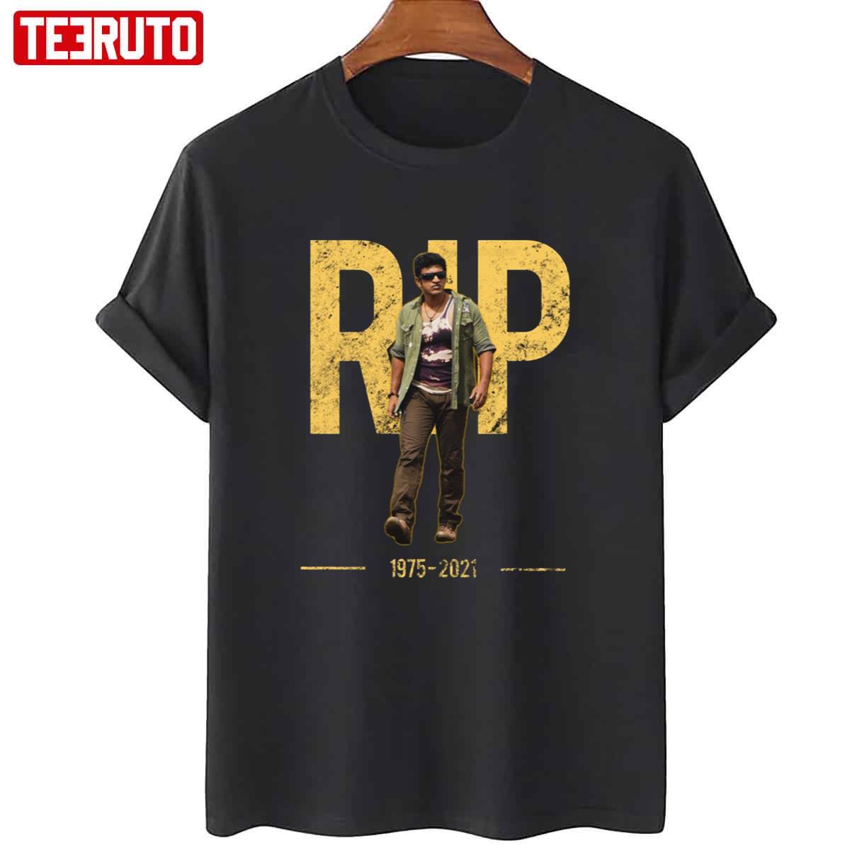 RIP Puneeth Rajkumar 1975-2021 Unisex T-Shirt