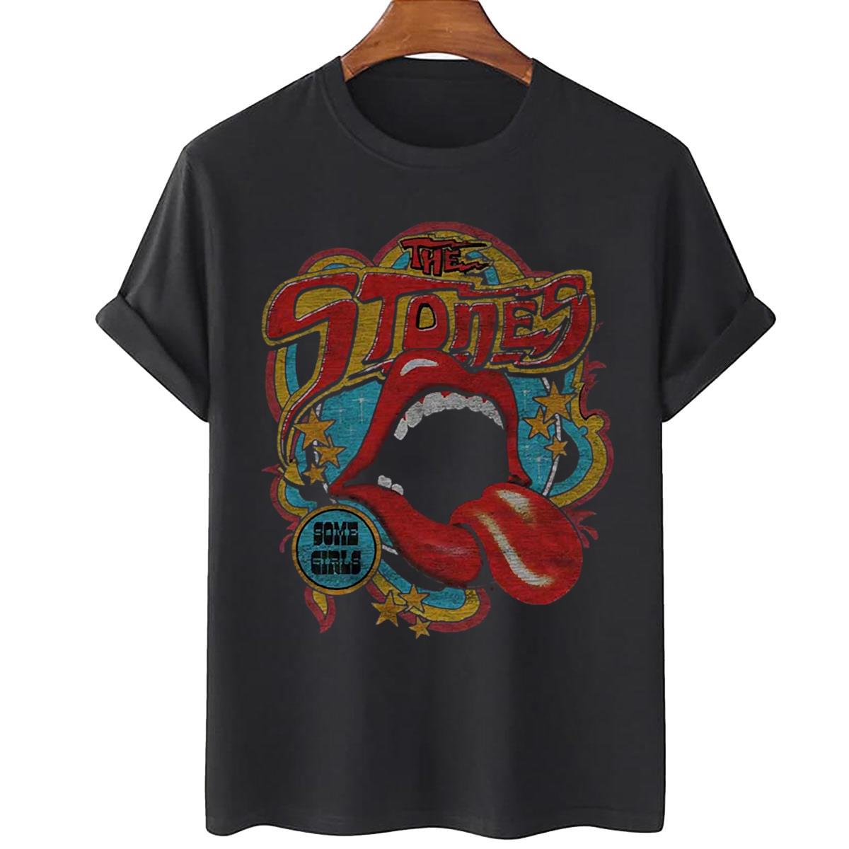 Rolling Stones USA Vintage Retro Unisex T-Shirt - Teeruto