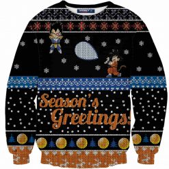 Saiyan Goku Dragon Ball Christmas Wool Knitted Sweater