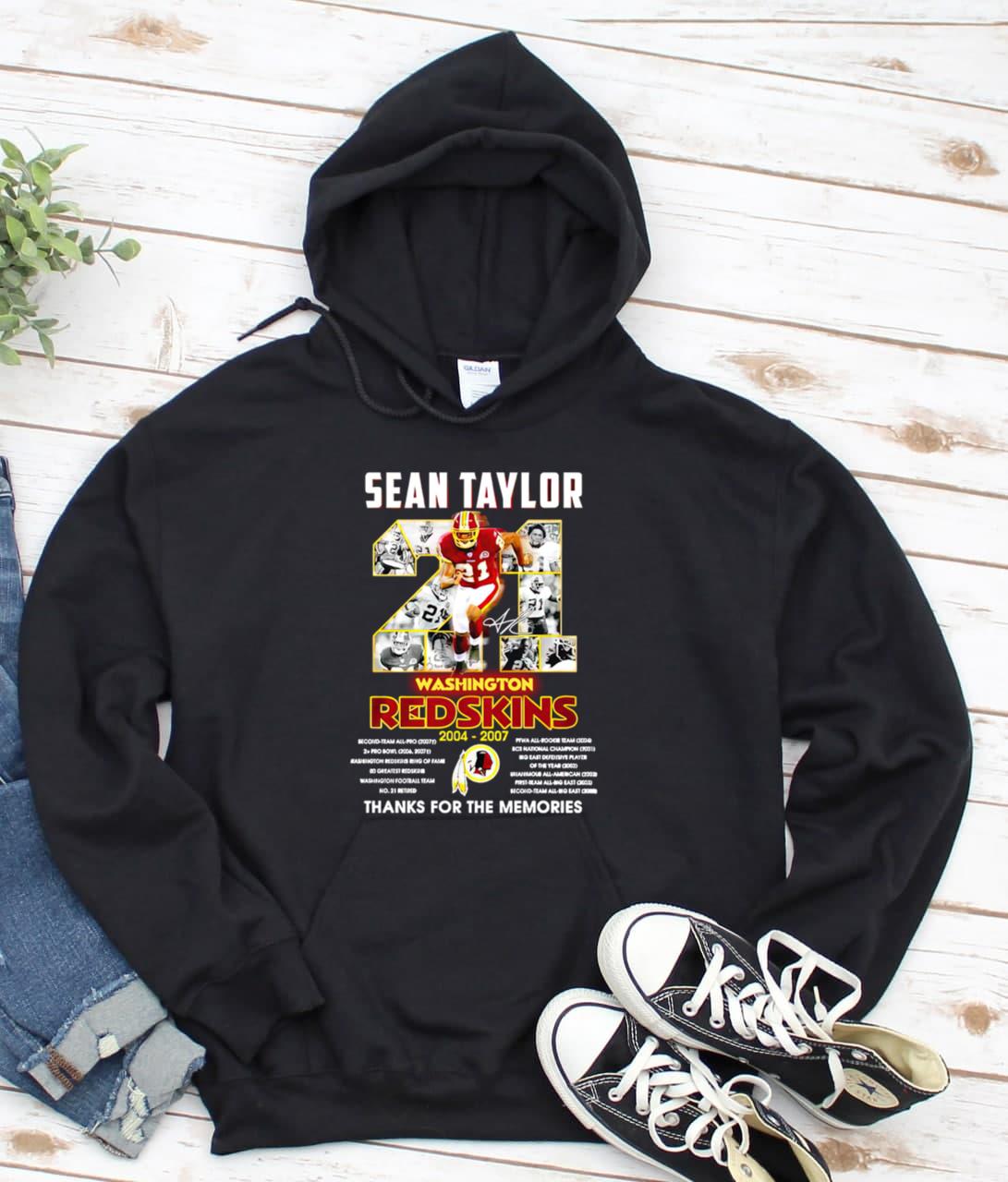 Sean Taylor Washington Redskins Signature T-Shirt