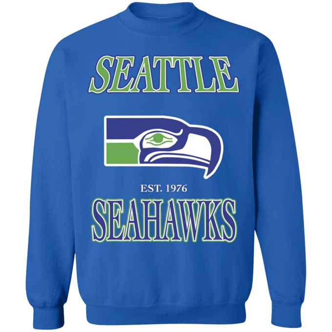 Seattle Seahawks 1970’s Vintage NFL Crewneck Sweatshirt