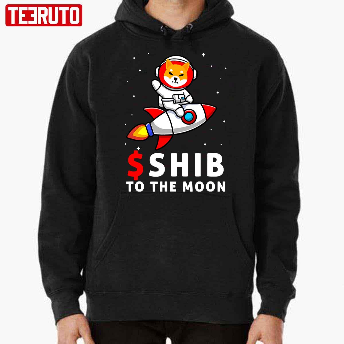 $SHIB To the Moon Shiba Inu Coin Crypto T-Shirt Hoodie