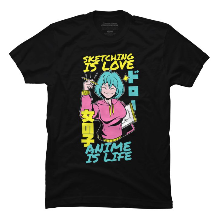 Sketching Is Love Anime Is Life Unisex T-Shirt