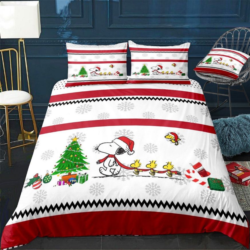 Snoopy Christmas Bedding Set