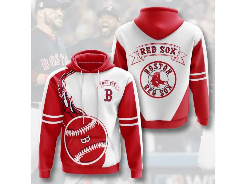 Sports Baseball Mlb Boston Red Sox Hoodie 3D