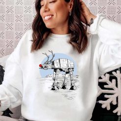 Star Wars Rudolph ATAT Walker Christmas Unisex T-Shirt