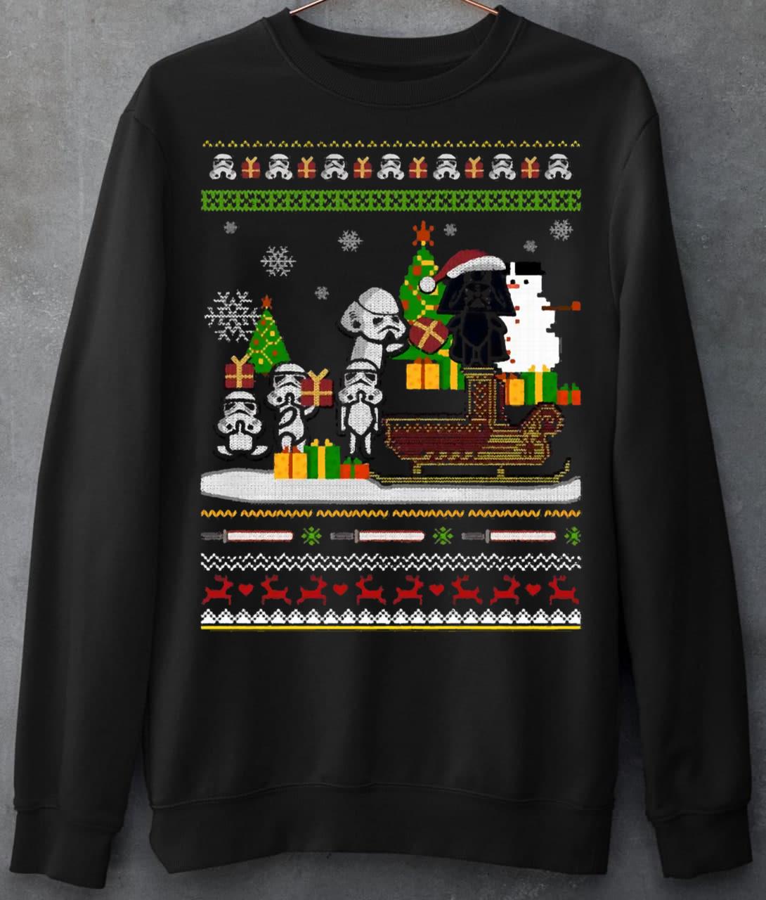 Stormtrooper Darth Vader Christmas T-Shirt