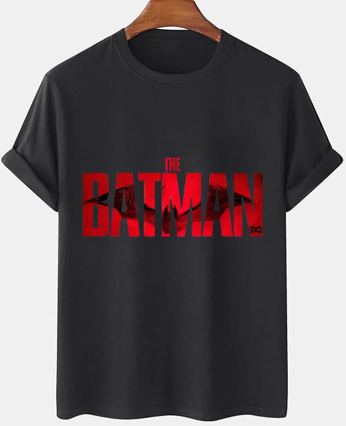 The Batman New Red Logo T-Shirt