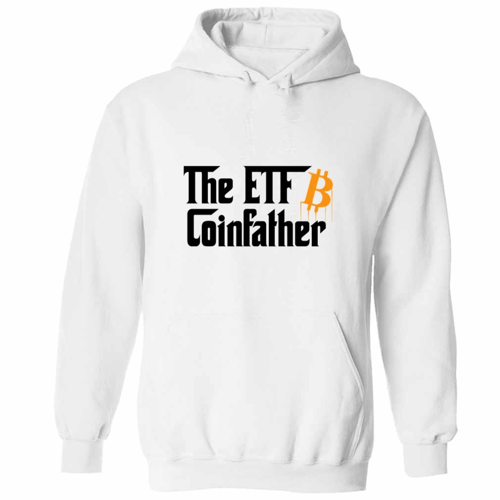 the bitcoin etf coinfather tshirt zdnk929397