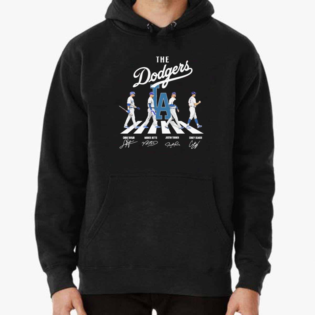 The Dodgers Chris Taylor Mookie Betts Justin Turner Corey Seager Abbey Road  Signatures Shirt, hoodie, sweater, long sleeve and tank top