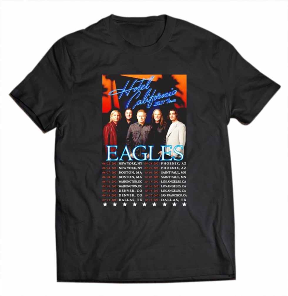 T-Shirt Hotel California 2021 Tour Eagles