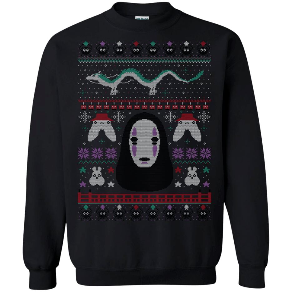 Ugly Spirit Anime Christmas Sweatshirt