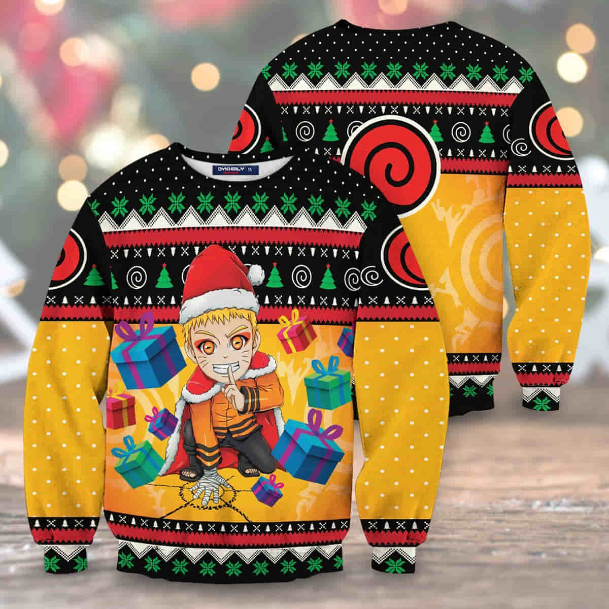 Uzumaki Holiday Naruto Way Wool Knitted Sweater