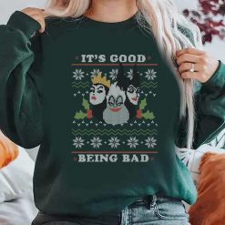 Villains Good Bad Ugly Christmas Disney Unisex Sweatshirt