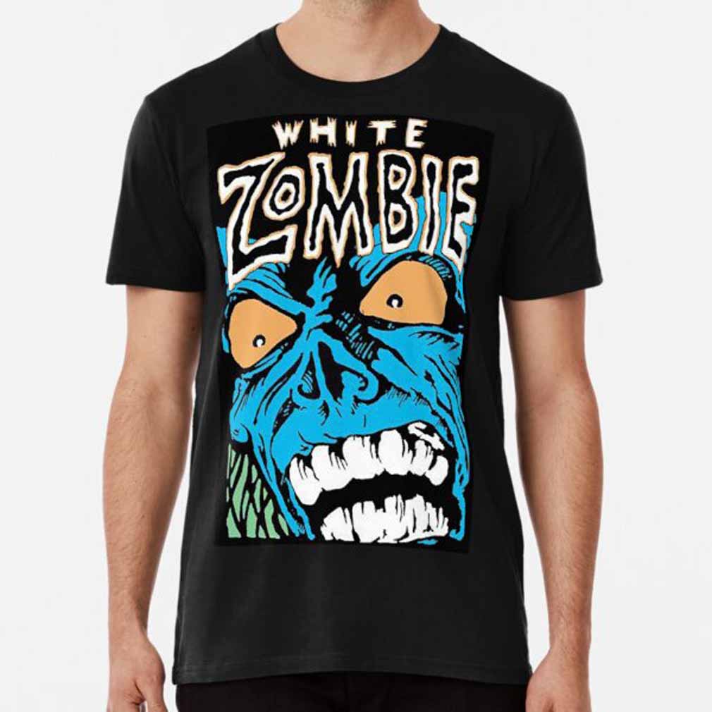 White Zombie Black T-Shirt