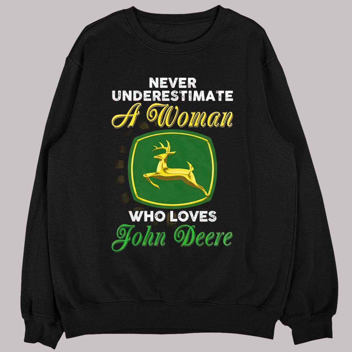 woman who loves john deere unisex hoodie ekcsn73489