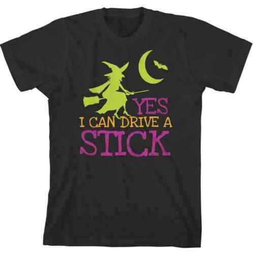 Yes I Can Drive A Stick With Witch Shirt