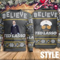 3D Sweater Believe Ted Lasso Coach