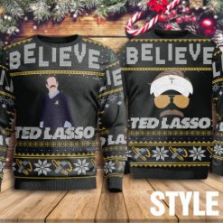 3D Sweater Believe Ted Lasso Coach 2