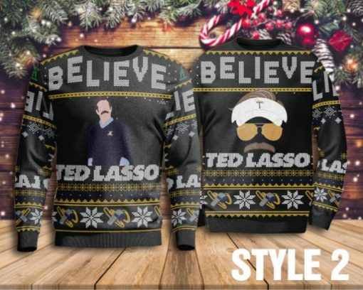 3D Sweater Believe Ted Lasso Coach