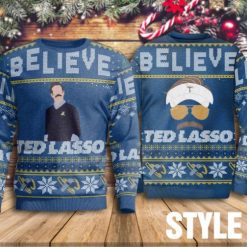 3D Sweater Believe Ted Lasso Coach 3