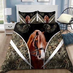 American Quarter Horse Bed Sheets Spread Bedding Set