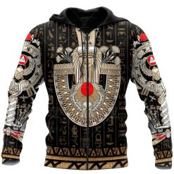 Ancient Egypt Painting Pattern All Over Printed Hoodie