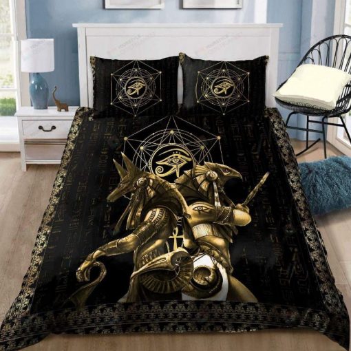 Ancient Egyptian Eye Of Ra God Bedding Set