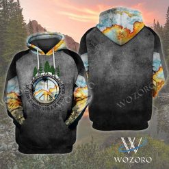 And I Think To Myself What A Wonderful World Forest Grey 3D Hoodie