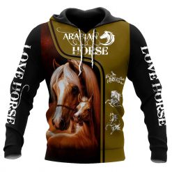 Arabian Horse D All Over Printed Hoodie