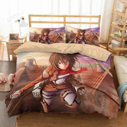 Attack On Titan 3D Bedding Set