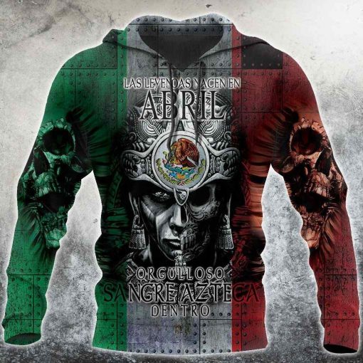 Aztec Warrior Mexican All Over Printed Unisex Hoodie