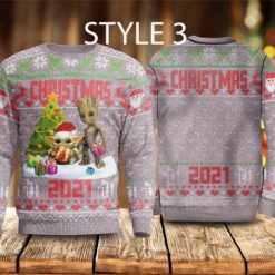 groot christmas sweater