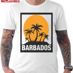 Barbados Palm Tree Island Unisex T-Shirt