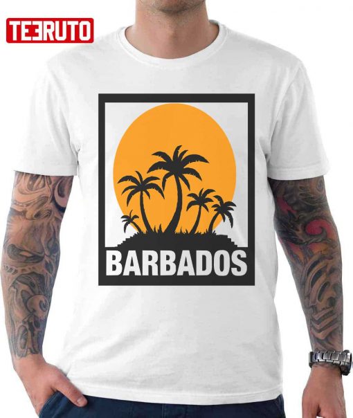 Barbados Palm Tree Island Unisex T-Shirt