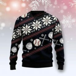 Baseball Ugly Christmas Sweater 3D All Over Print