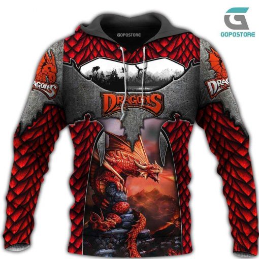 Beautiful Dragon All Over Printed Unisex Hoodie