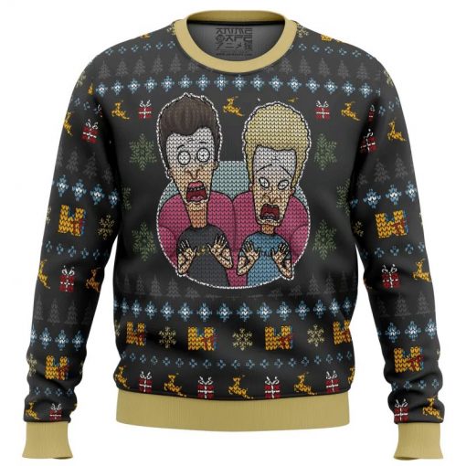 Beavis and Butthead Surprise Reaction 3D Sweater