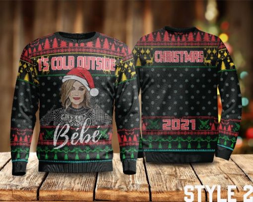 Bebe It’s Cold Outside Creek Crewneck Sweatshirt, Idina Menzel & Michael Bublé Sweater