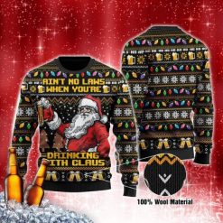 Beer Santa Claus All Over Printed Sweater